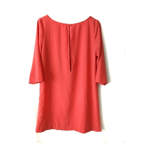 LEITH Split Back Salmon Pink Dress S - Picture 4 of 5